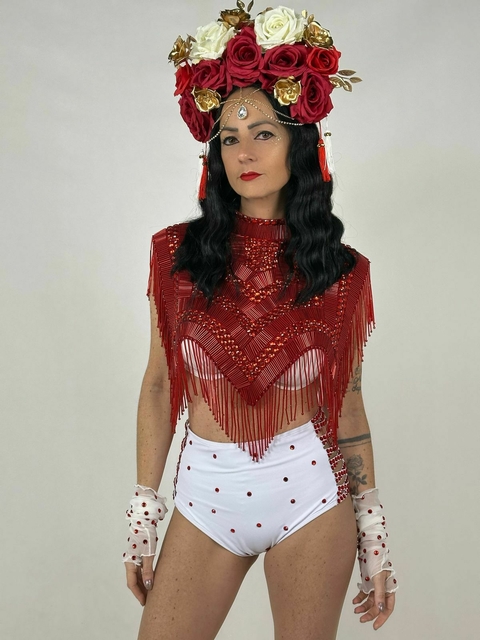 Cropped Mistic Vermelho - comprar online