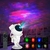 Projetor Astronauta Galaxia Luz Noturna