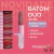 Batom DUO Gloss Incolor Ruby Rose