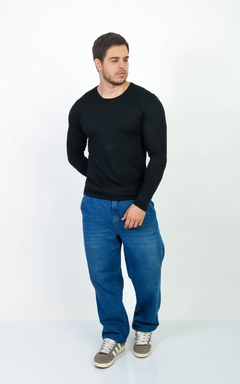 129107 CAMISETA SLIM M/L MASC VISCOSE FLORENÇA - comprar online