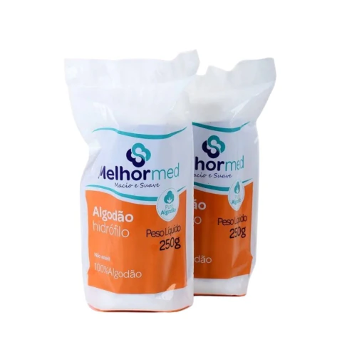 Algodão Hidrófilo Melhor Med 500gr