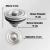 Válvula Para Cuba Inox com Furo 4.1/2" – Com Cesto Removível - comprar online