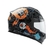 CASCO ROCKWELL 929 ZOMBIE GRIS NARANJA XL - comprar online