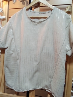 Blusa rayada hilo foil SPIKE - tienda online