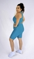 Short Canelado Plus Basic Azul Oceano - TwoFive