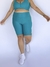 Short Canelado Plus Basic Azul Oceano na internet