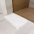 Tapete de Microfibra Antiderrapante Pipoca Dedinho 38cm x 58cm Branco