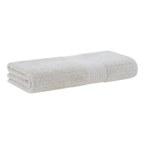 Toalha de Banho Buddemeyer Fio Penteado Canelado 100% Algodão 70cm x 140cm Bege - 1769