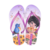 27307-IPANEMA JOLIE AMORES INF LILAS/ROSA GLITTER BK082