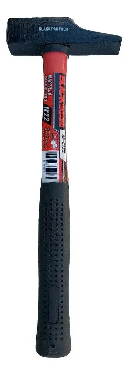 Martillo Carpintero Black Panther Fibra N°25