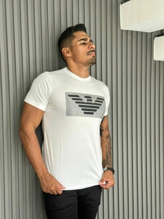 Camisa básica Armani Exchange White Three