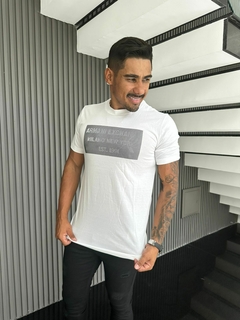 Camisa básica Armani Exchange White Two