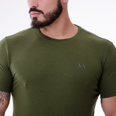 Camisa básica Armani Exchange Military Green
