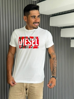 Camiseta básica Diesel White Two
