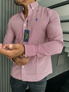 Camisa Social Polo Ralph Lauren Red