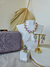 Conjunto de Brincos, Anel e Colar + Clutch Lilás