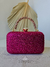 Clutch Alça Brilho Fúcsia