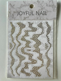 Sticker lineas doradas - tienda online