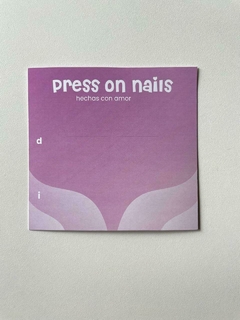 Tarjeta de presentación para Press On