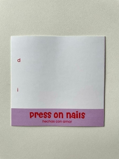 Tarjeta de presentación para Press On - tienda online