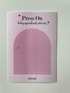 Tarjeta de presentación Press On nails