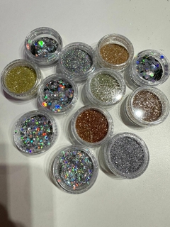 Glitter ultrafino, colitas de sirena y formitas