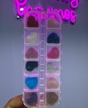 Pompones de corazones