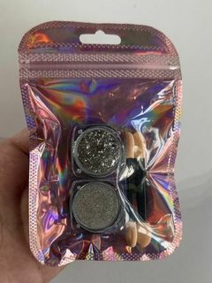 Polvo efecto espejo + flakes x2u - tienda online