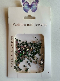 Strass de colores verde | turquesa | rosa en internet