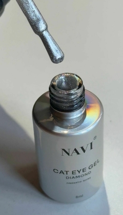 Cat eye diamond plateado Navi - comprar online
