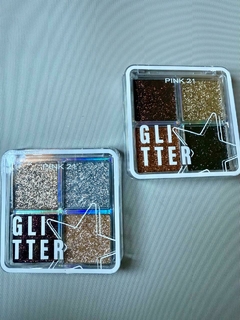 Sombras glitter x4u Pink 21 - comprar online