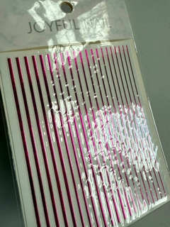 Sticker lineas fucsia