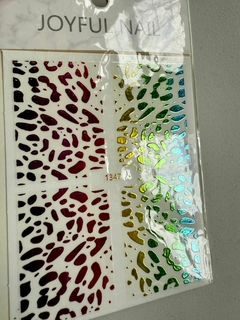 Sticker ondas multicolores