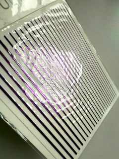Sticker lineas violetas