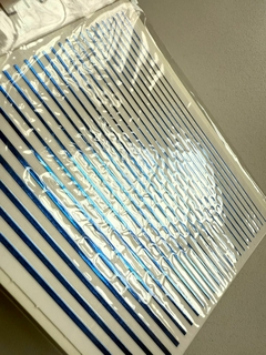 Sticker lineas azules