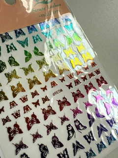 Sticker mariposas colores
