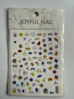 Sticker flechas y caritas