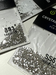 Strass Cherimoya plateados pequeños - comprar online