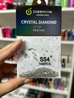 Strass Cherimoya plateados pequeños - Beauty Insumos