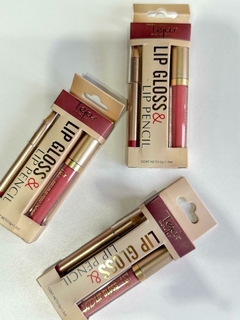 Labial gloss + lapiz delineador - comprar online