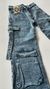 Jeans cargo elastizado