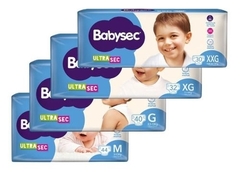 Pañales Babysec Ultrasec JUMBO
