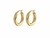 Argollas gold (por par)