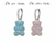 Aro Glitter Hug Pink and Blue Silver (por unidad)