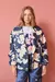 Bomber Ana Cow Print Blue - Makai