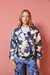 Bomber Ana Cow Print Blue