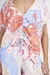 Remera Preto Poppy Flower Cian