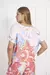 Remera Preto Poppy Flower Cian - tienda online