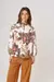 Camisa Agus Jardin Tostado - tienda online