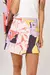 Short Luis Poppy Flower Blue